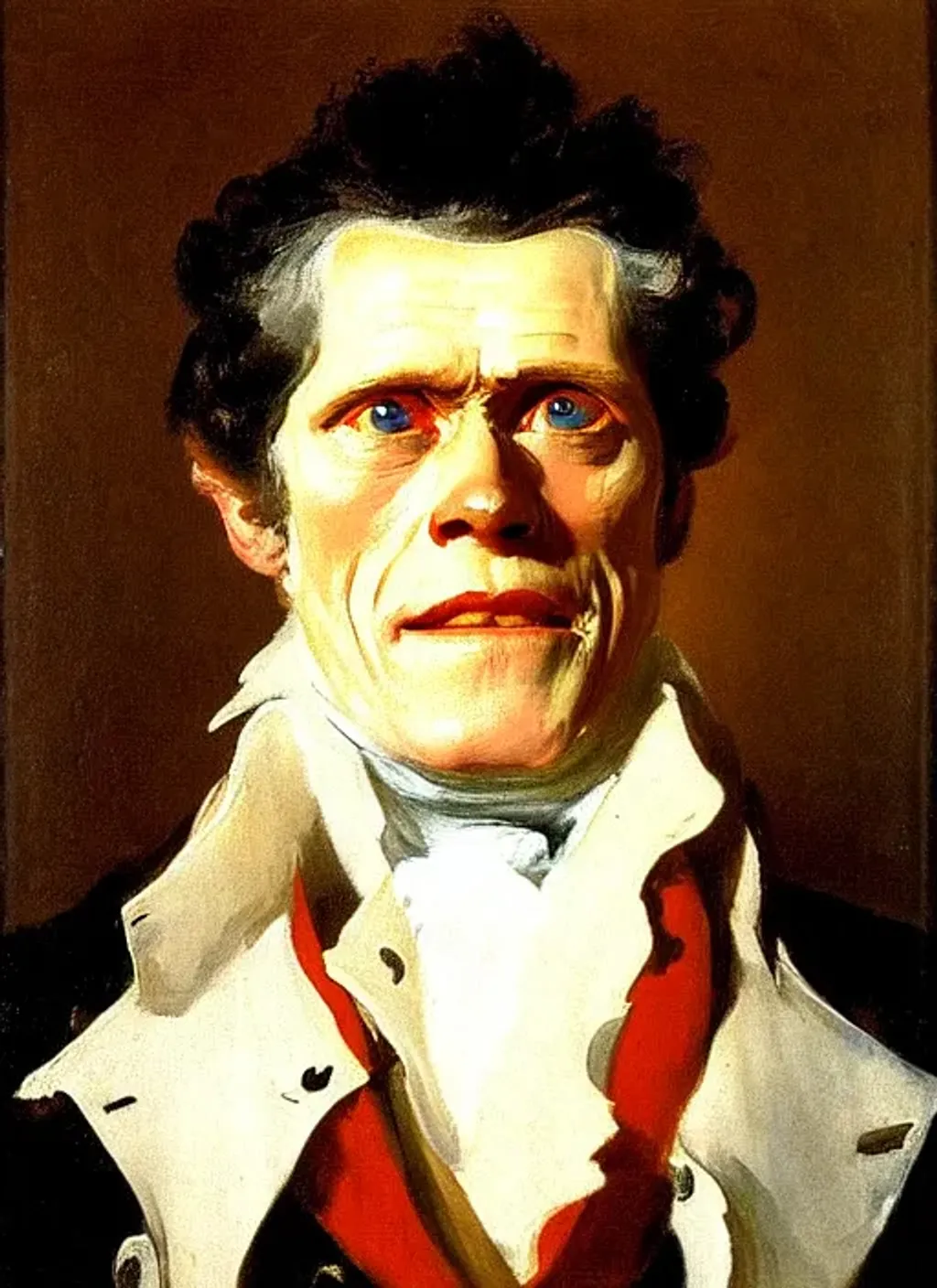 Portrait of Willem Dafoe by Gilbert Stuart | OpenArt