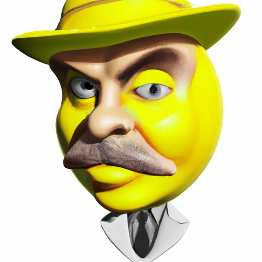 Prompt: Photo Realistic Ultra 3-D Jack Lemmon as a Lemon