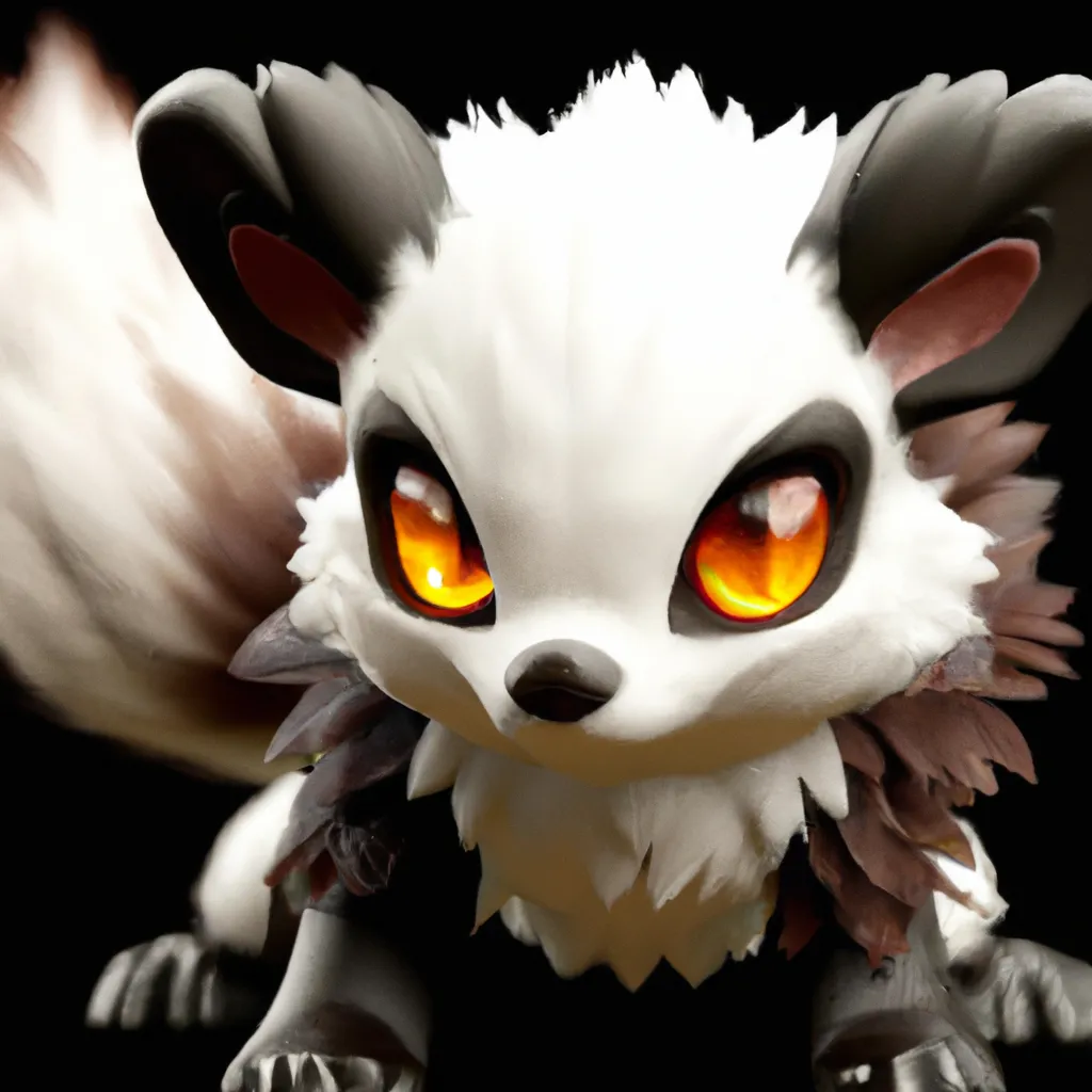 Prompt: skunk pokemon, spotted skunk, fire and ghost type pokemon, cute, cute ghost, mascot, starter, like eevee, like flareon, ken sugimori style, pokemon design, pokemon concept, fakemon, new pokemon, trending online, perfect composition, beautiful detailed intricate insanely detailed octane render trending on artstation, 8 k artistic photography, photorealistic concept art, soft natural volumetric cinematic perfect light, chiaroscuro, award - winning photograph, masterpiece, oil on canvas, raphael, caravaggio, greg rutkowski, beeple, beksinski, giger