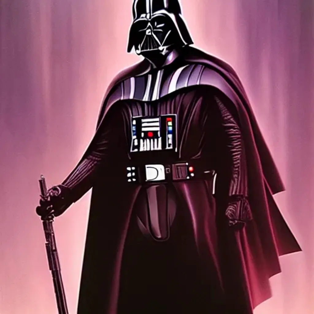 Prompt: Darth Vader by Alex Ross