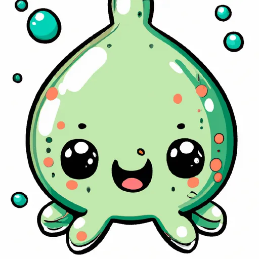 Prompt: jelly monster cute