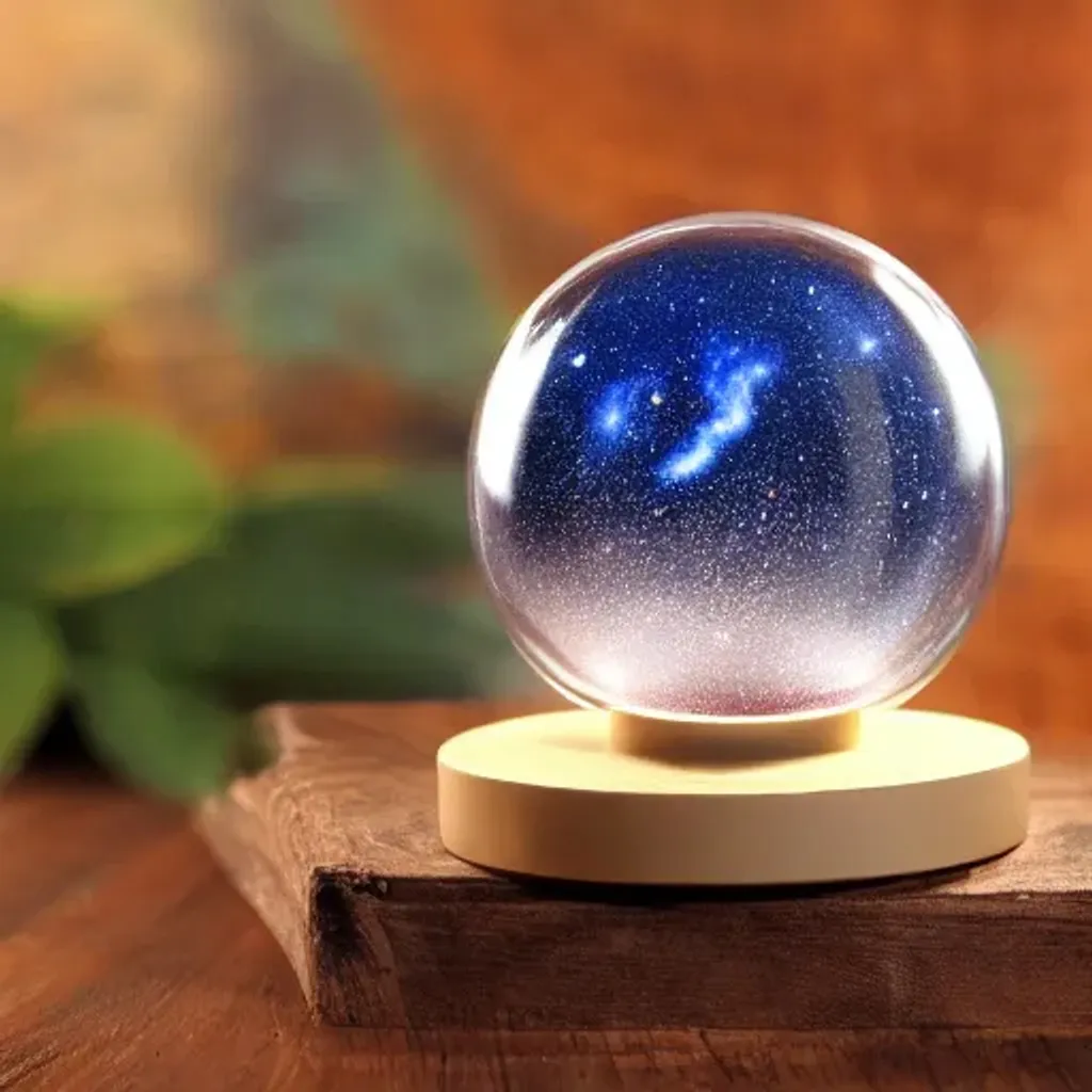 Prompt:  a snow globe, containing a whole universe 