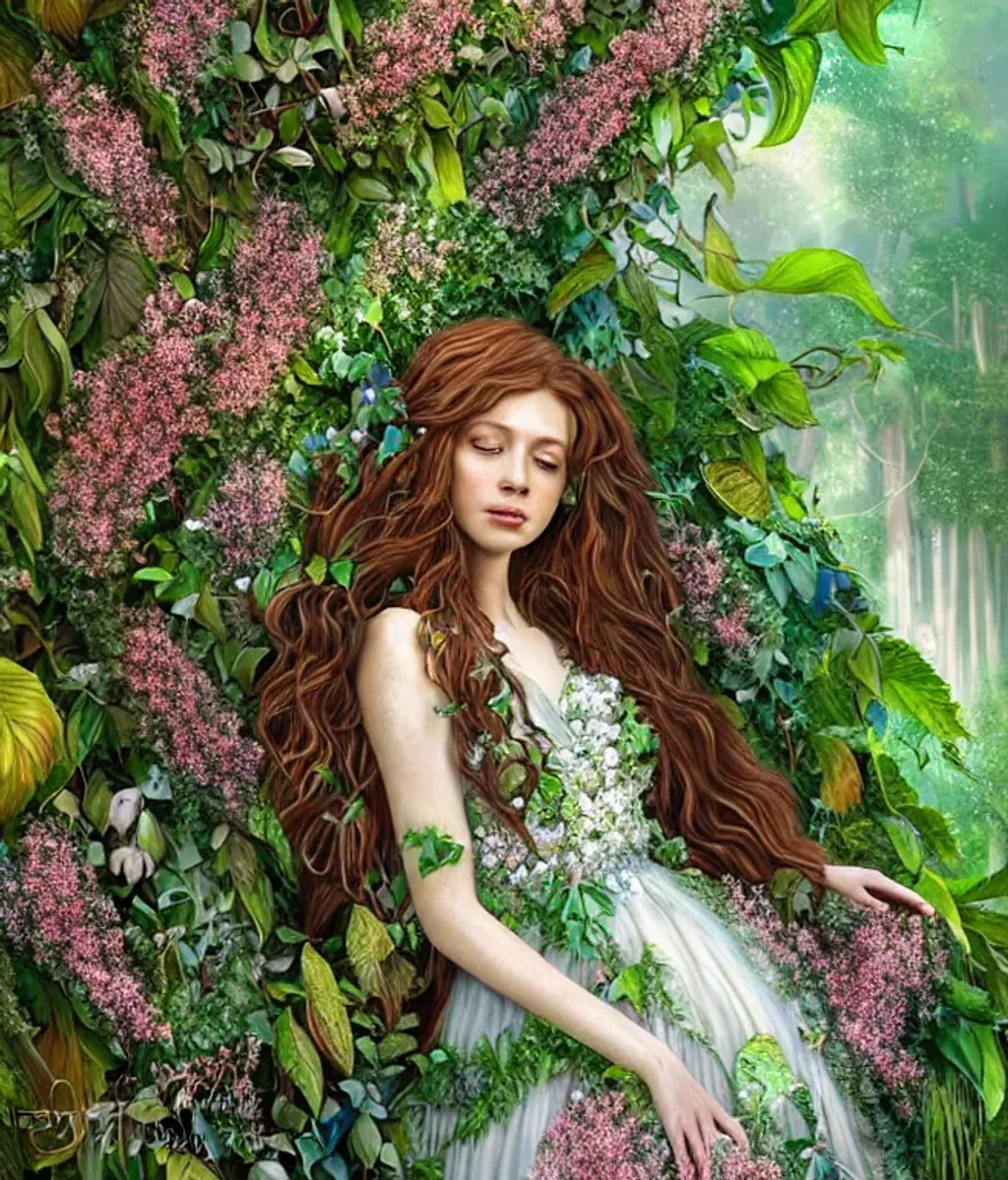 Photorealistic digital painting of a stunningly beau... OpenArt