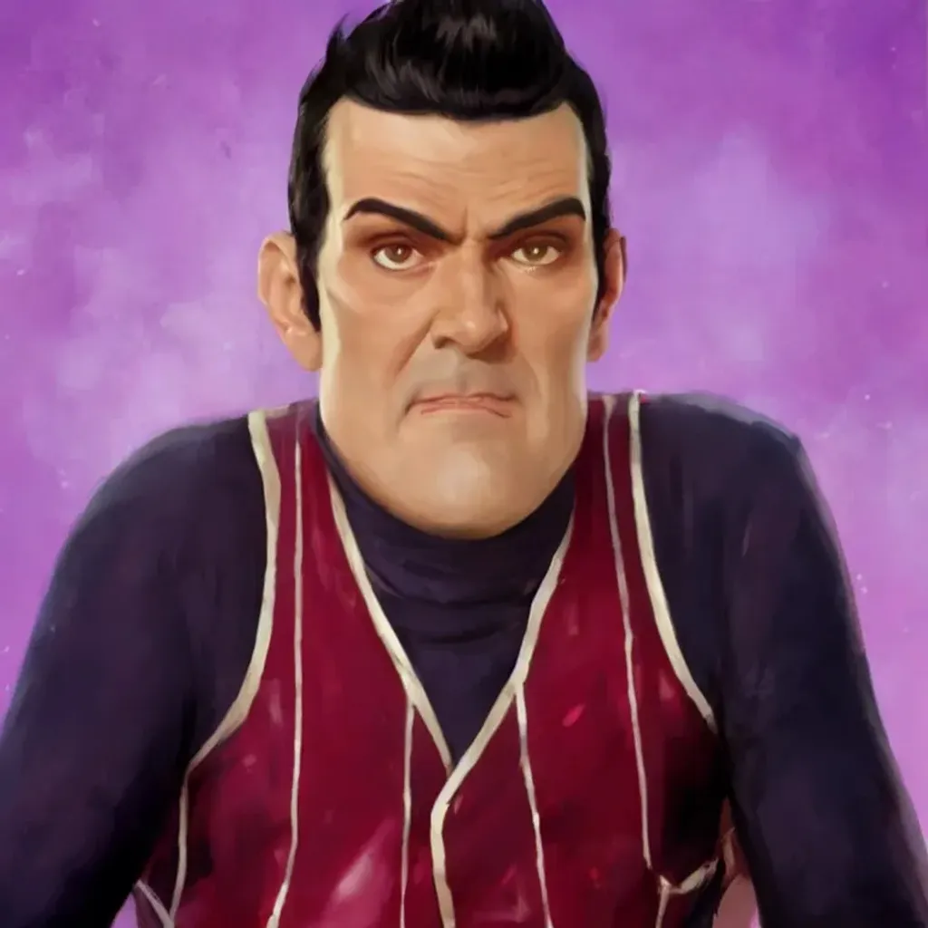 Prompt: Robbie Rotten by Greg Rutkowski