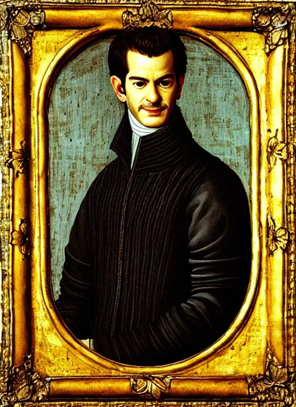 Prompt: Portrait of Andrew Garfield by Sofonisba Anguissola