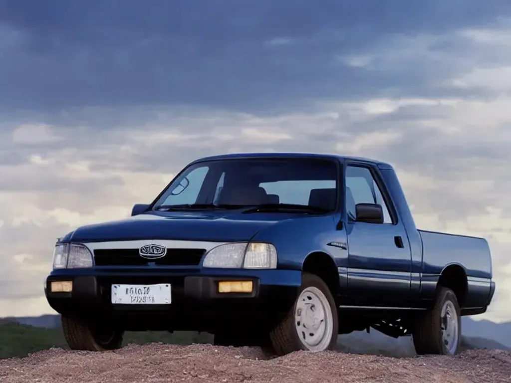 Prompt: An photograph of an 1994 bakkie