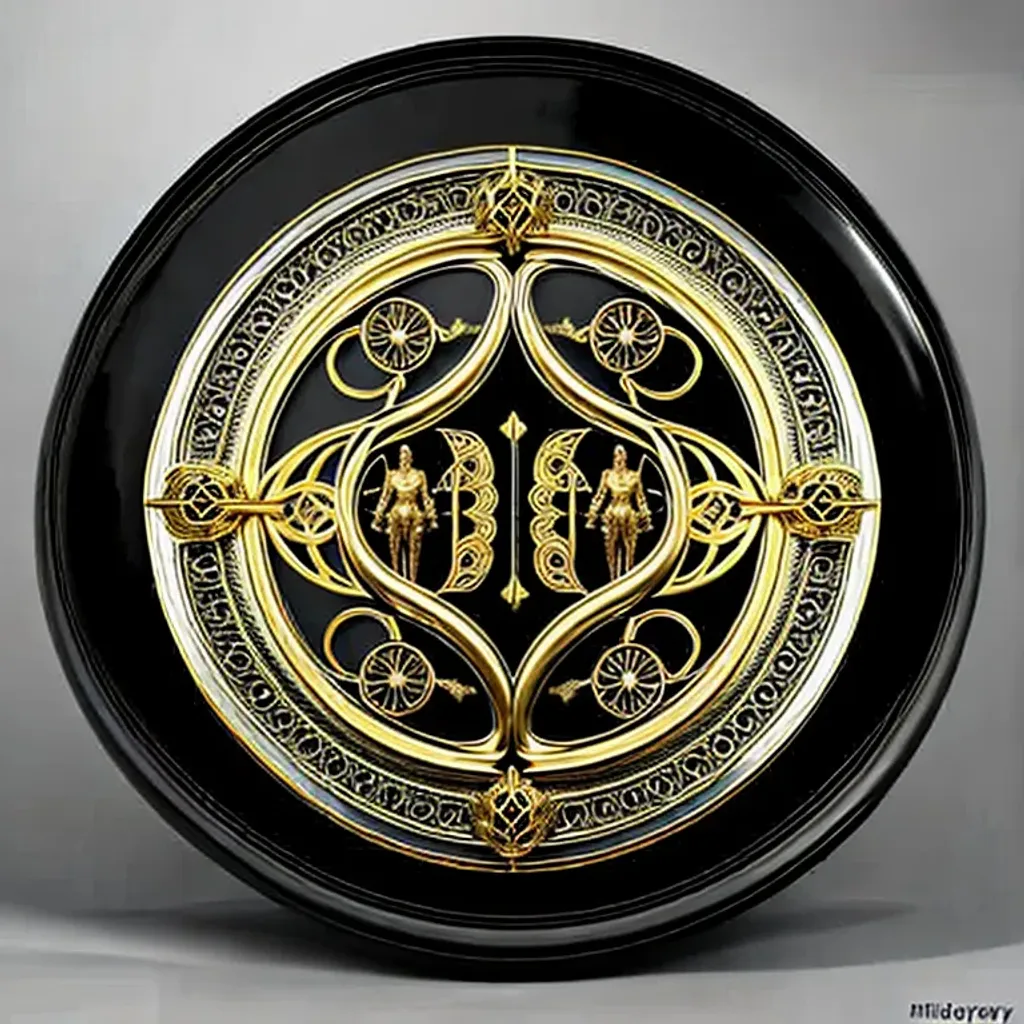 Prompt: black and gold gemini zodiac, (((symmetrical))), 16k, HDR, RTX, insanely detailed and intricate, hypermaximalist, elegant, ornate, hyper realistic, super detailed, intricately ultra realistic, detailed face, medieval, cyberpunk, cyborg, to scale, hyper realistic, cinematic lighting, digital art, concept art, (((midjourney v4 style))), (((Artstation))), engraved, luxury art, silver, leather, carbon, metal, maximum texture, sharp focus, gigapixel, skin pores, hard focus, 3D, raytraced, rendered