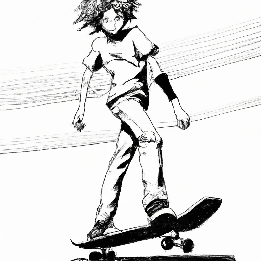 Skater Manga Anime Boy