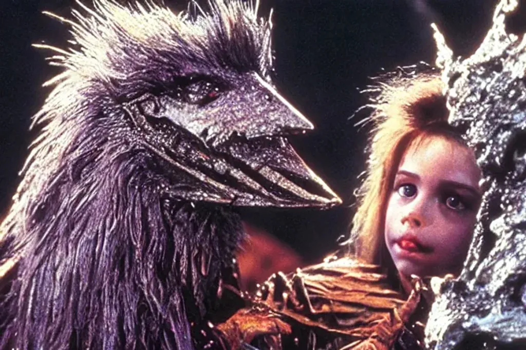 Prompt: 80S dark fantasy movie, 'Dark Crystal', hyperrealistic, detailed, realistic
