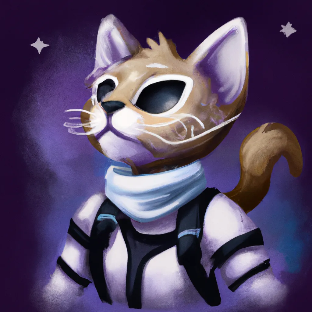 Prompt: Cat fursona space explorer anthro, furry digital art