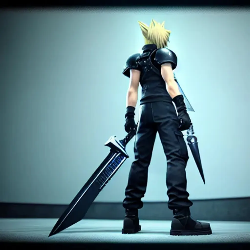 Final Fantasy 7 remake Cloud Strife. Created in Unre... | OpenArt