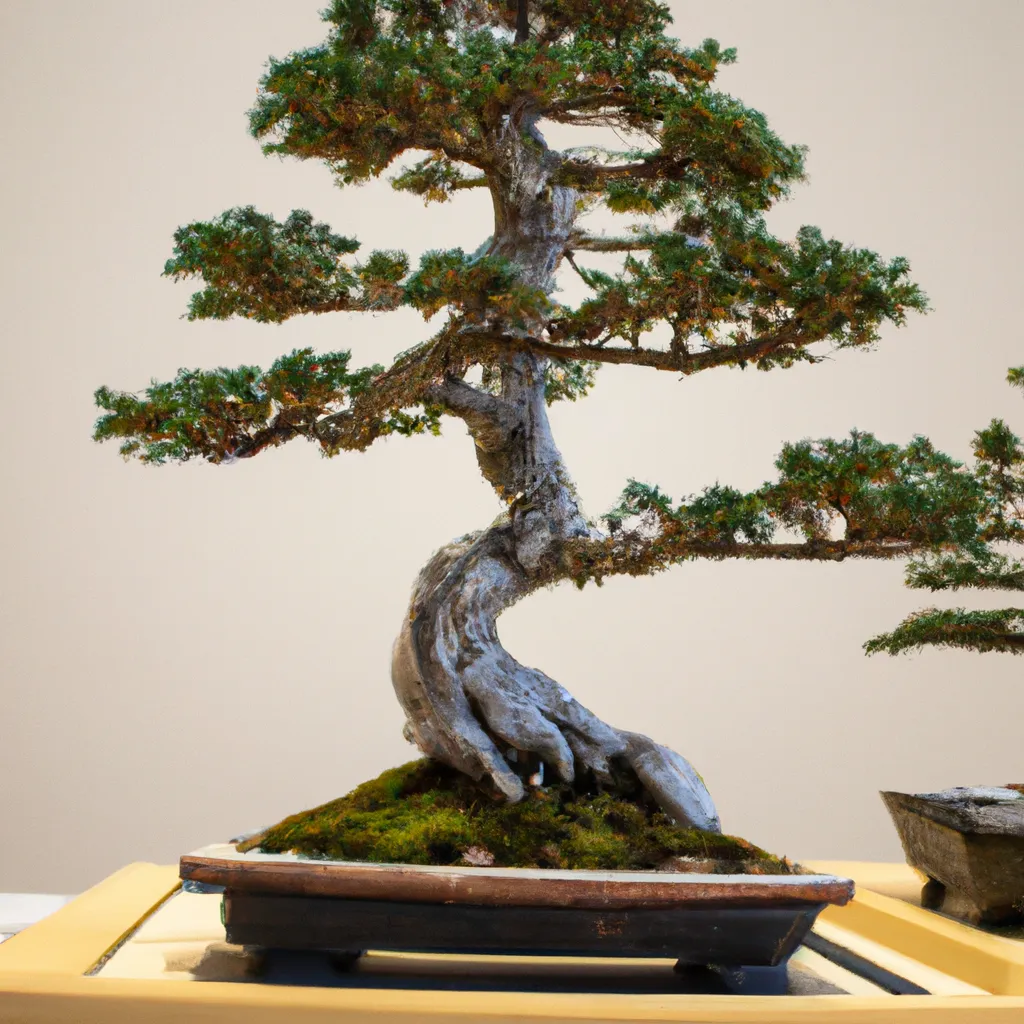 Prompt: Bonsai Tree, by Maruyama Ōkyo