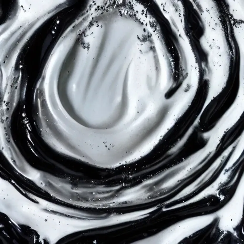 Prompt: Slow Black Goo, Washing away in Bright White Light.