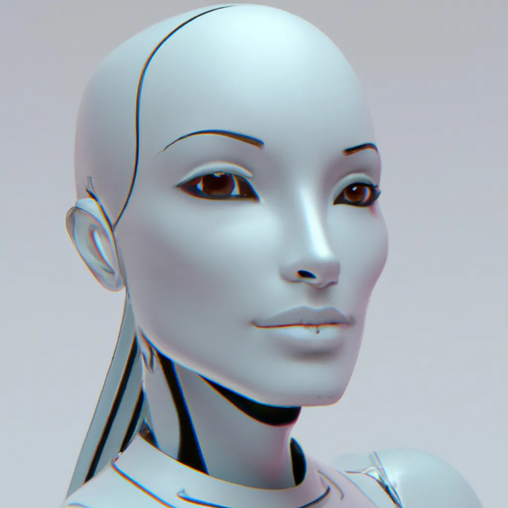 Prompt: A woman robot designed by Apple, 80mm lens, pro photography, smooth, photoshop 4k, Full HD, extremely detailed