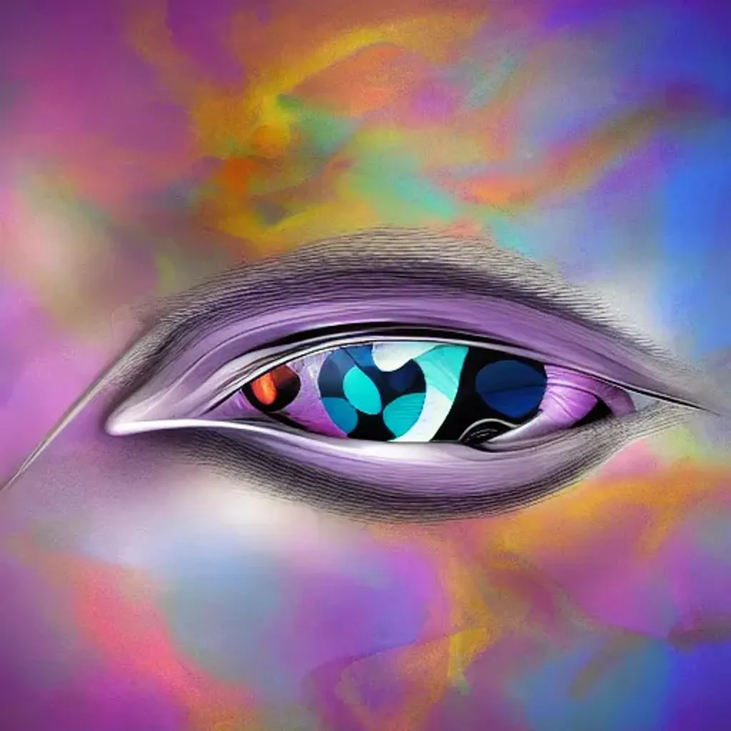 Prompt: Rapid eye movement sleep, digital art, art by dali
 