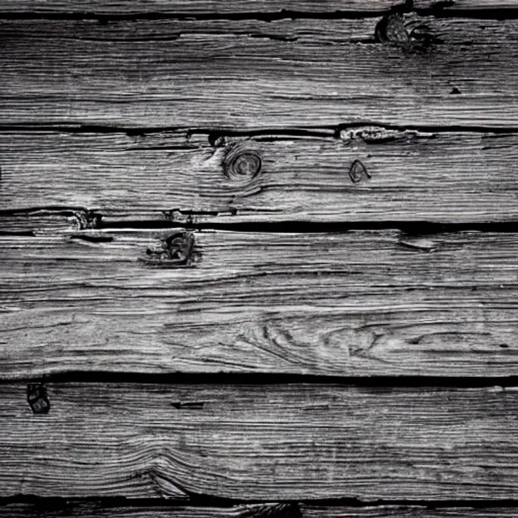 Prompt: flat aged wooden texture black and white
