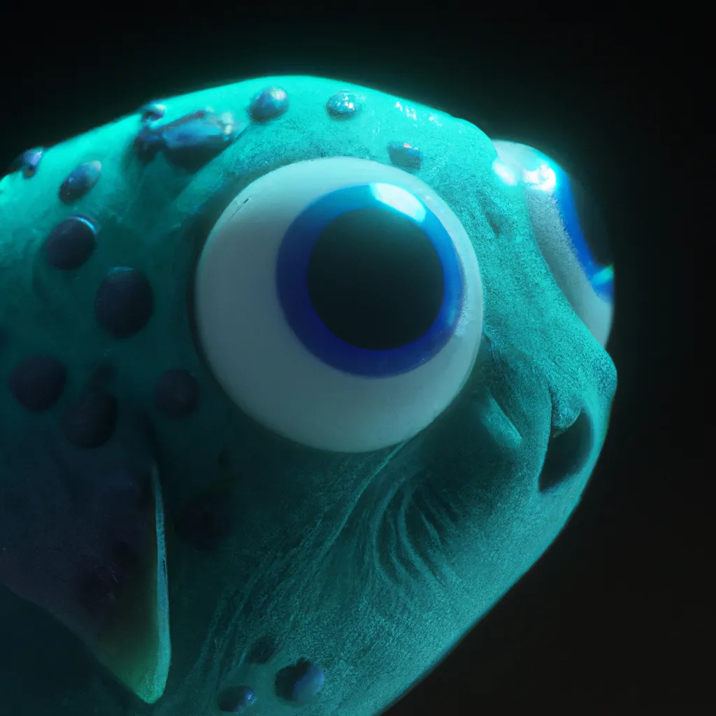 Prompt: Blob Fish Minion, bioluminescent, sharp focus, cinematic, extremely detailed, smooth, cute 4d rendered, trending in artstation