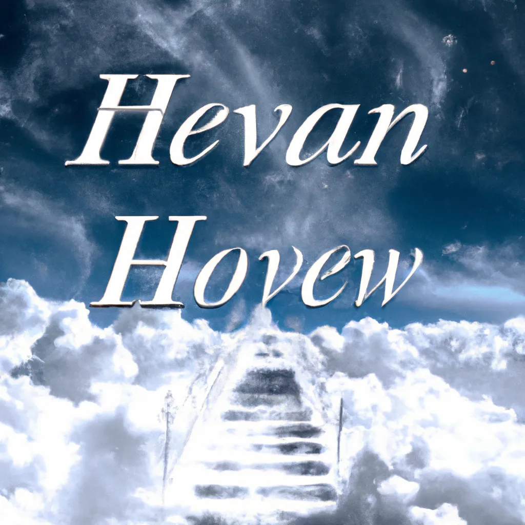 Prompt: Stairway to heaven, album cover