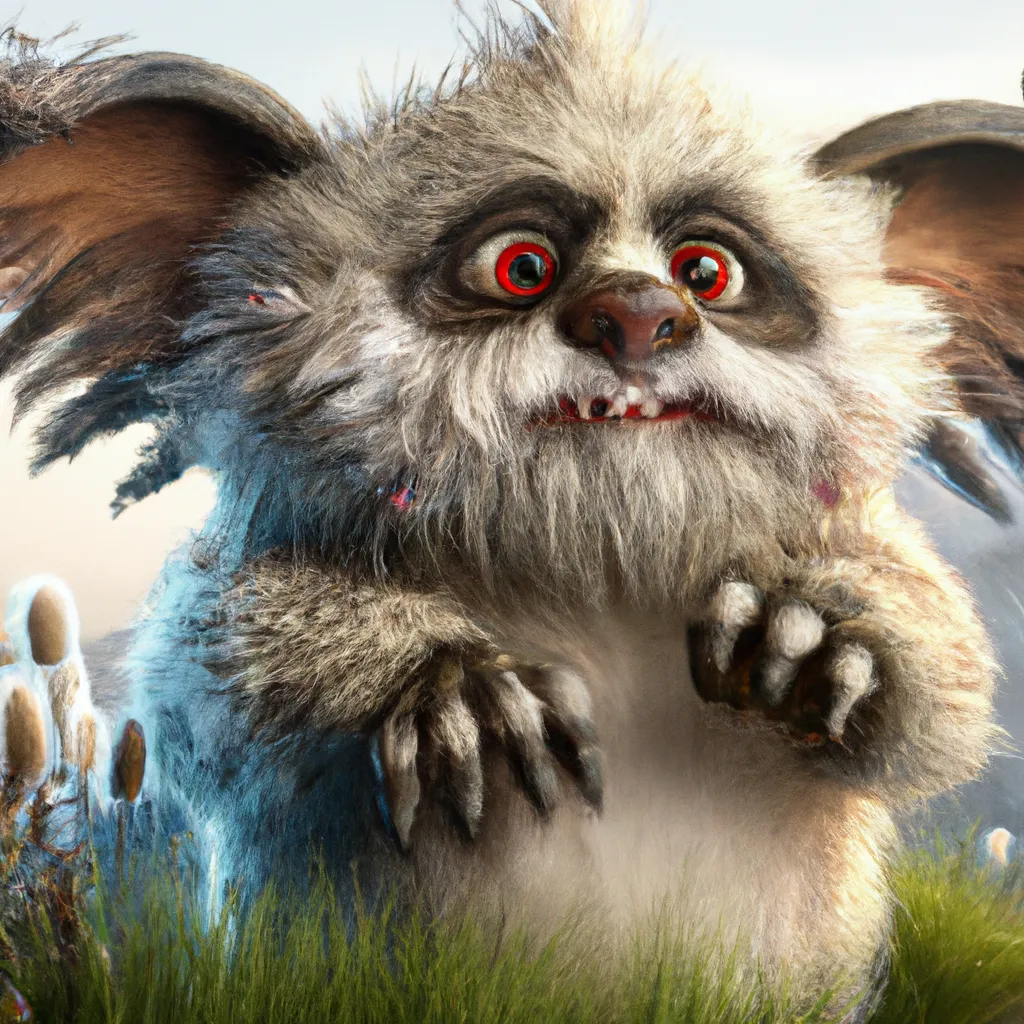 Prompt: Ultra high Quality photo |A cute little furry monster  is serving Dali and Escher and Klarwein posing as cute furry monster beasts | video game character  | made out of flora fauna | fine details and expressions | ice age | ultra high resolution octane  | midjourney | centered | photo realistic | upscale | by Artgerm Artstation 