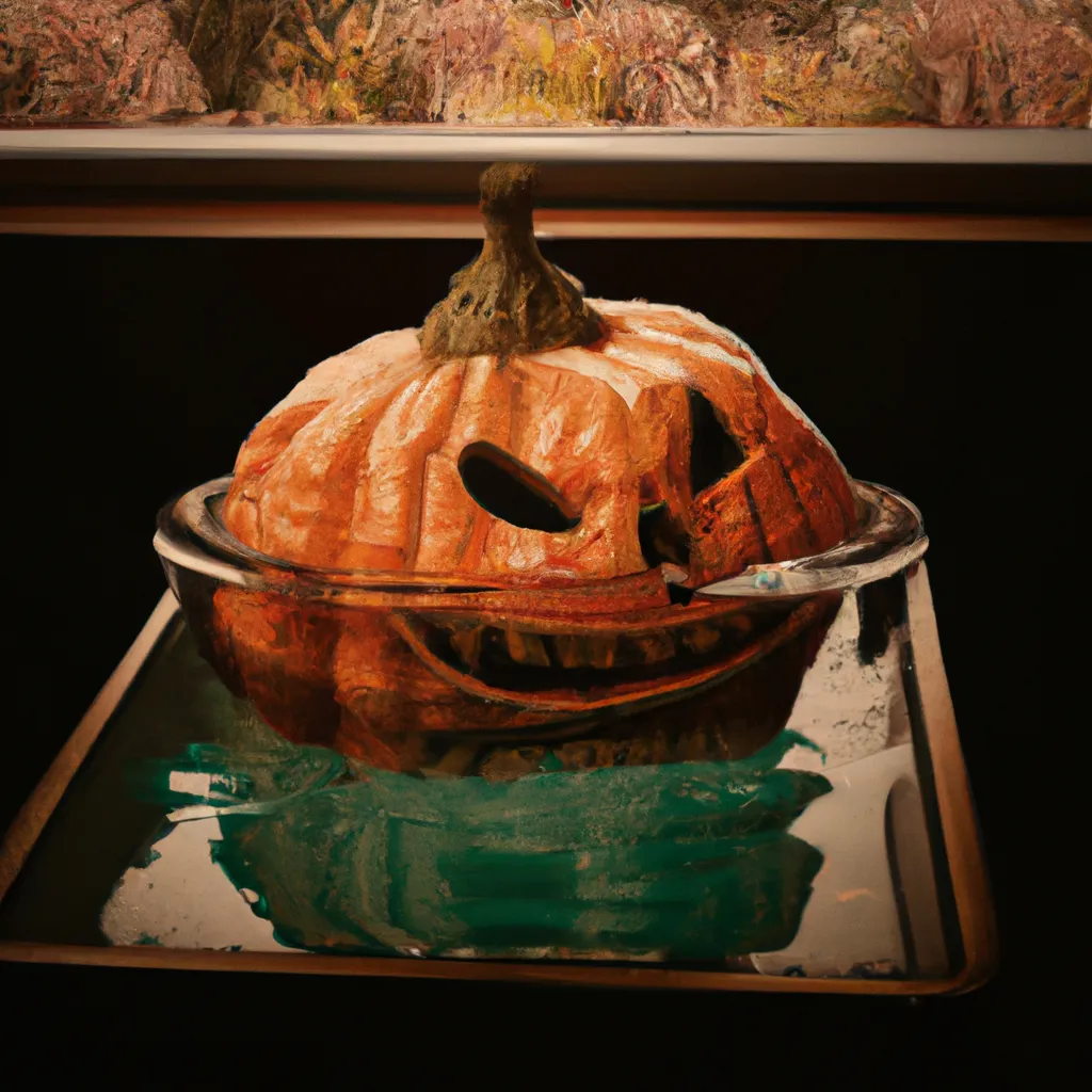 Prompt: Dark art, Macabre Art,Ukiyo-e comic book styled Jack-o'-lantern submerged in a think tank in the backrooms,4K,chic creepy funny spooky awesome goofy cool scary mysterious vibe,digital art, trending on art station, award winning, iconic, classic,photography, photorealistic 