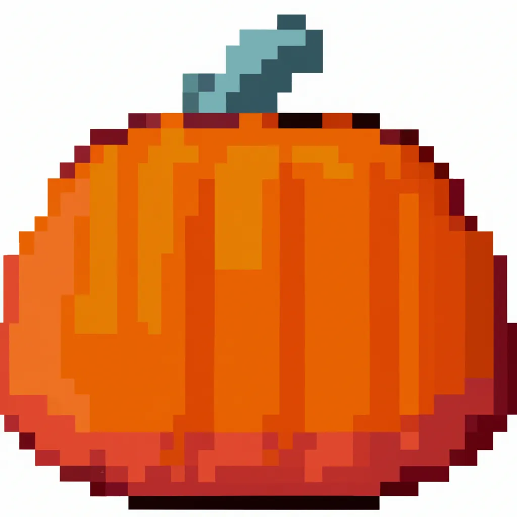 Pixel Art Of A Pumpkin Openart 3554