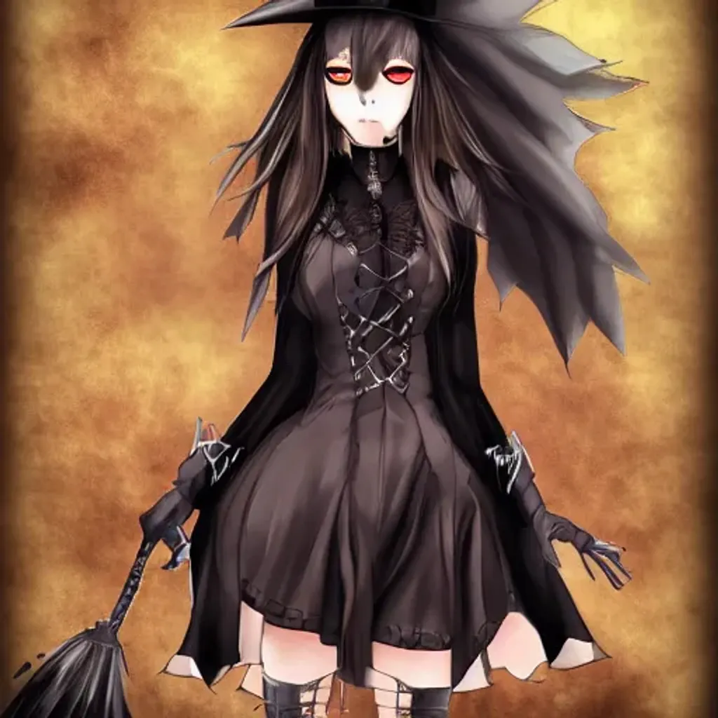 Anime girl witch and art anime 1083092 on animeshercom