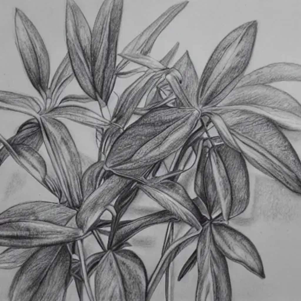 How to draw plants – quick botanical sketching – Julia Bausenhardt
