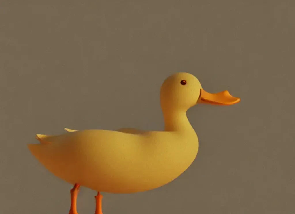 Prompt: "a duck" is an image of the style "Da Vinci composition", and "Greg Rutkowsky lighting", and also "Beeple texture work" 