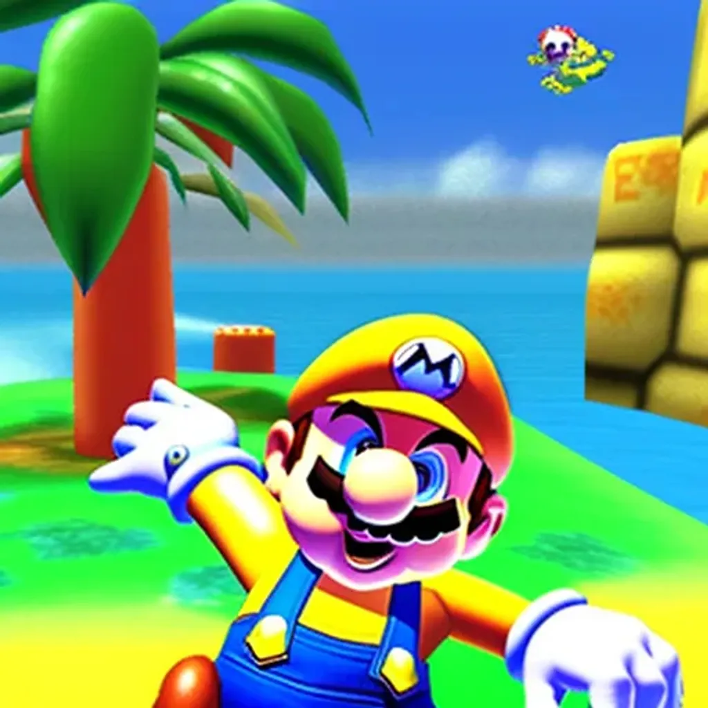 Prompt: super Mario sunshine