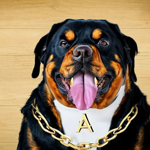 Gold chain clearance for rottweiler