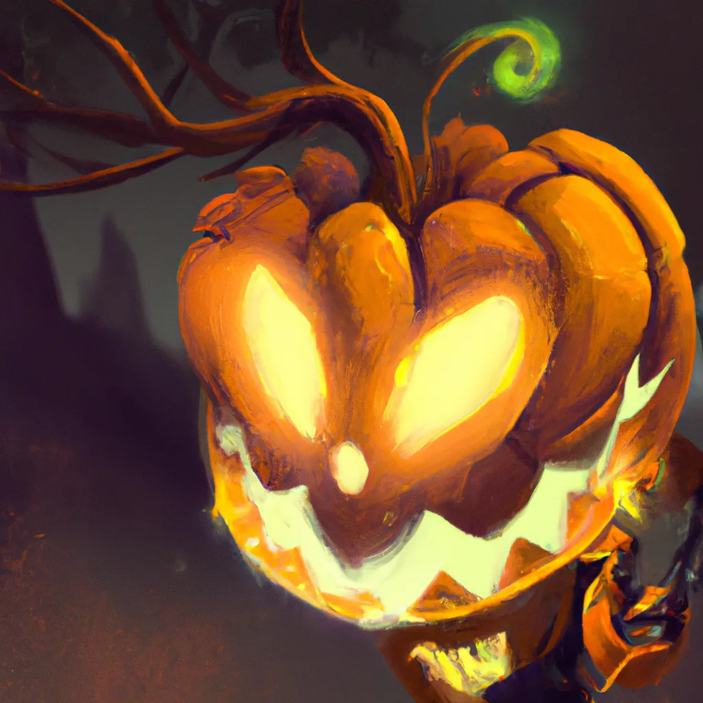 Scary Pumpkin,Conpcept of Fortnite, Light octavian,... | OpenArt