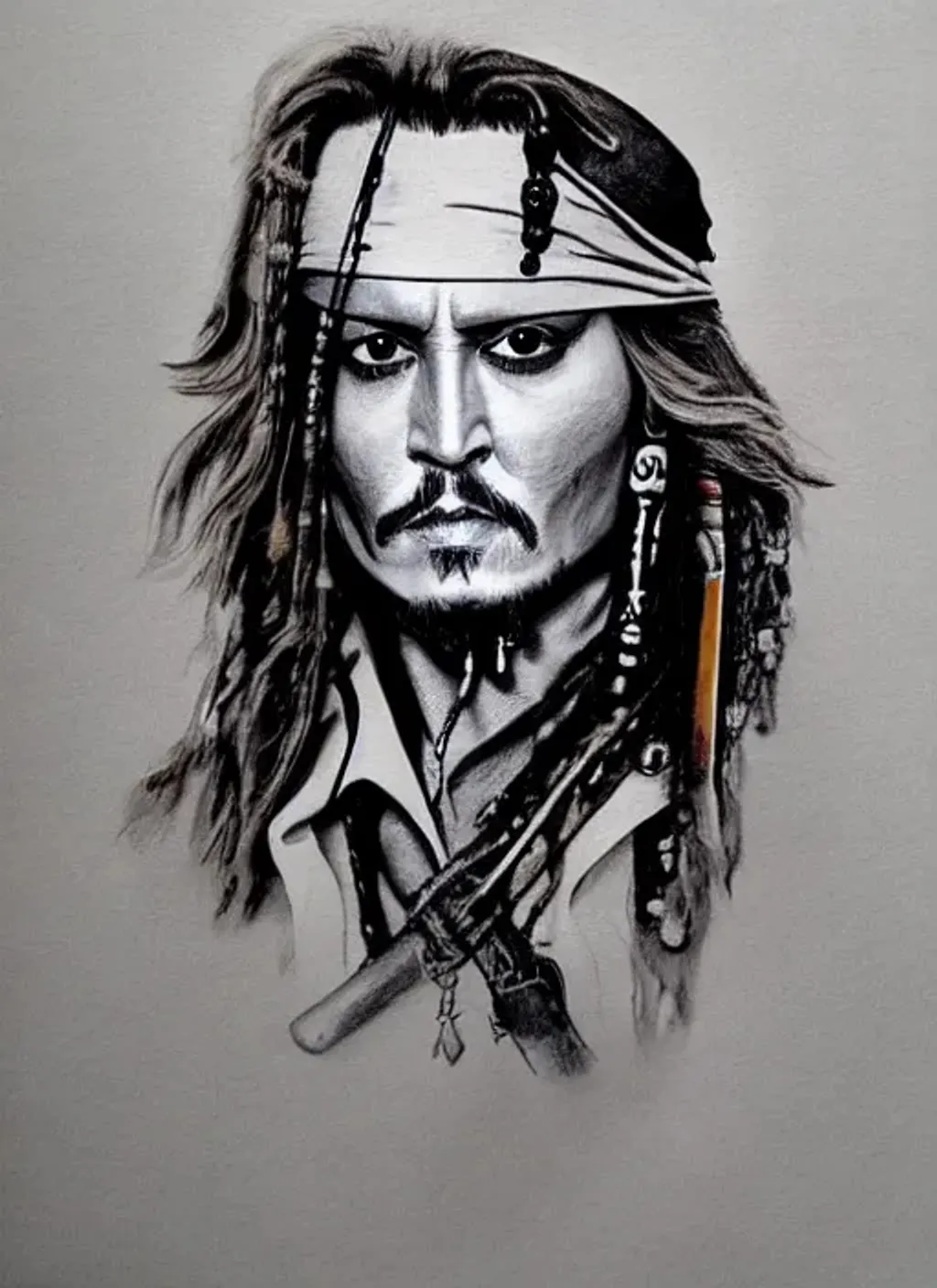 Captain Jack Sparrow Pencil Drawing by Patiunique on DeviantArt