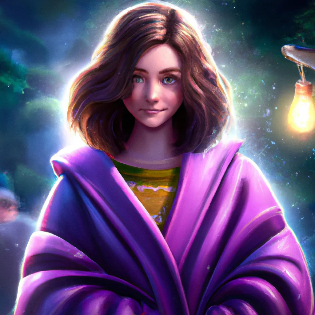 Prompt: An oil painting rendered in Pixar Style, Anime girl wearing a purple robe dressed in fantasy robes, jean - baptiste monge, anthropomorphic, dramatic lighting, 8k, portrait, realistic, fine details, photorealism, cinematic, intricate details, cinematic lighting, photo realistic 8k