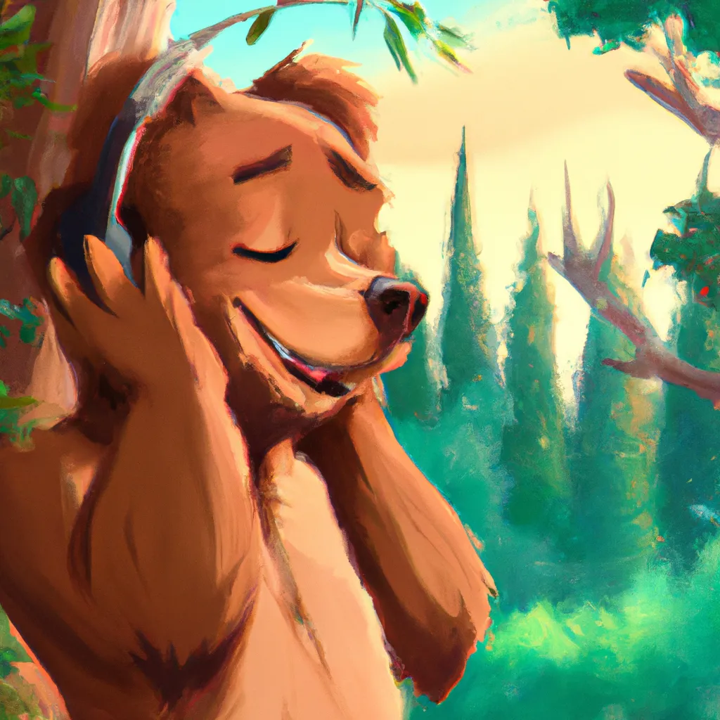 Prompt: a key anime visual of a cute adorable grizzly bear listening to music, happy, digital Art, forest background, perfect composition, beautiful, trending on pixiv, 8 k concept art, cinematic, soft lighting, anime visual, official media, spy x family, call-shaded. detailed, detailed face, a still from brother bear disney studios, animated poster