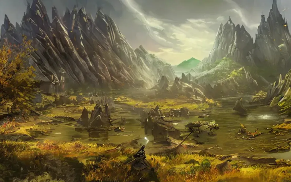 landscape, video games, elder scrolls, morrowind, bl... | OpenArt