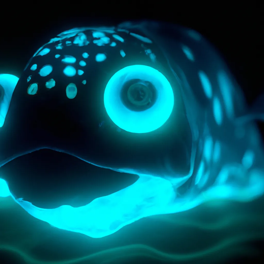 Blob Fish Minion, bioluminescent, sharp focus, cinem... | OpenArt