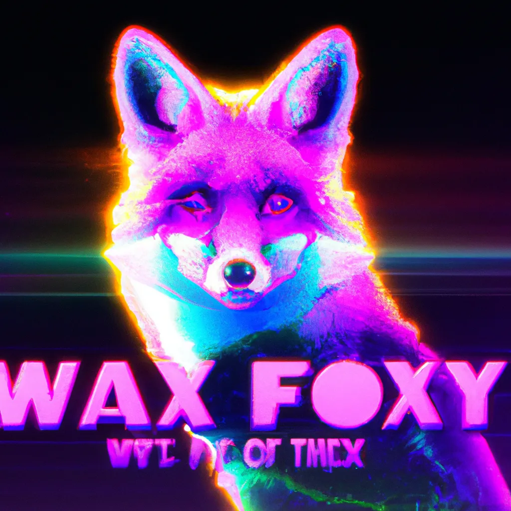 Prompt: What did the fox say? Synthwave style 