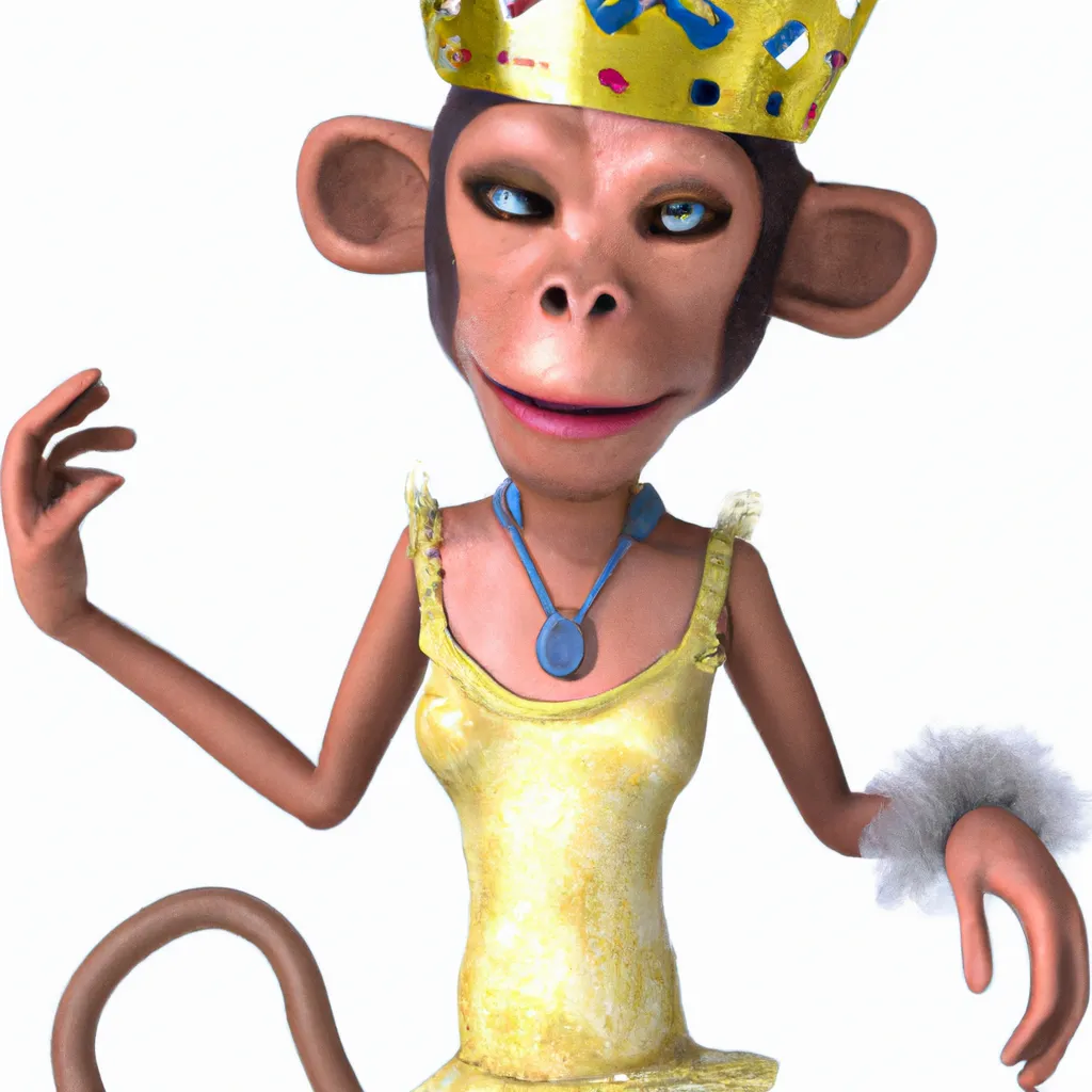 Prompt: Monkey Princess

