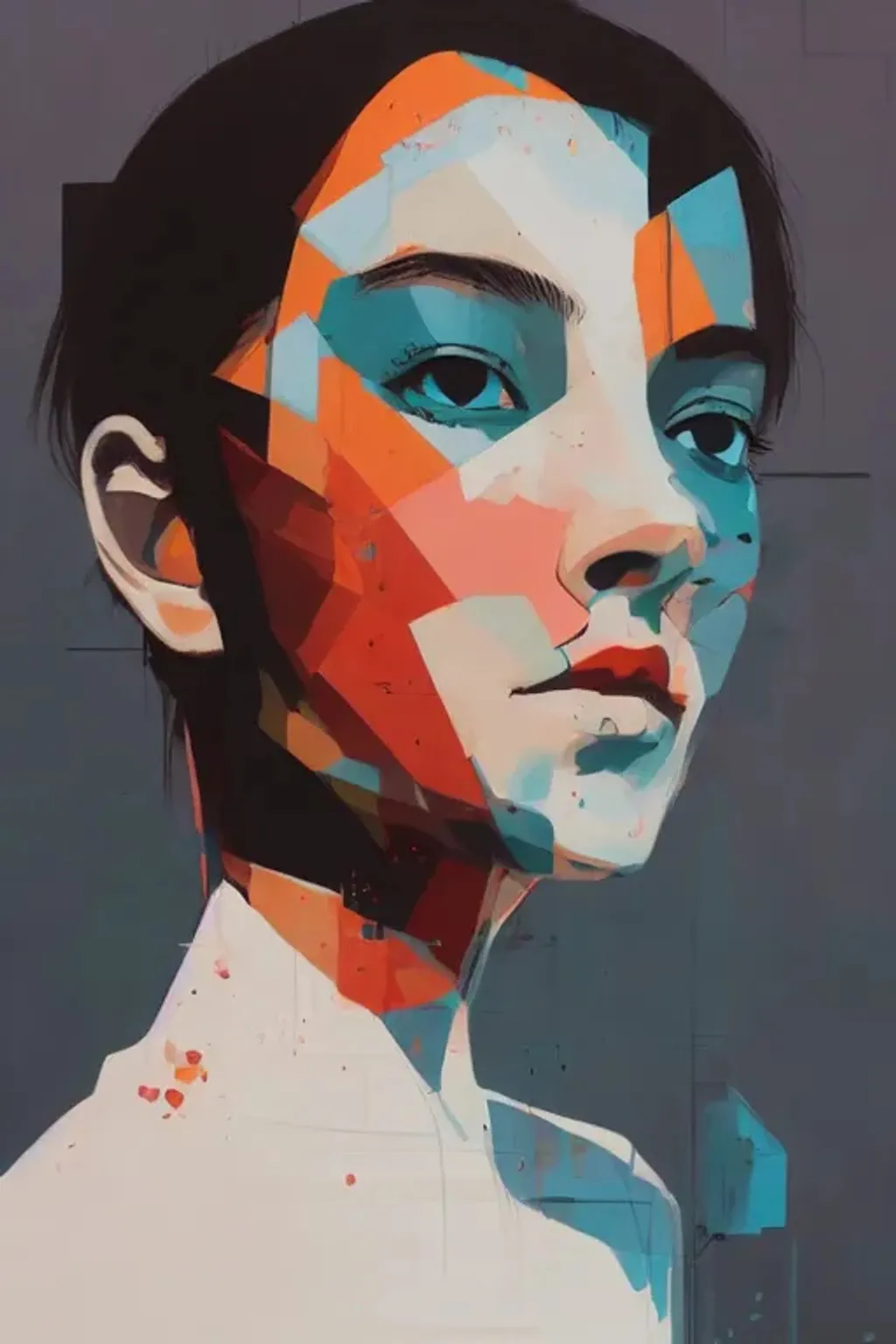 Prompt: painting by Sachin Teng, asymmetrical, Organic Painting , Matte Painting, geometric shapes, hard edges, graffiti, street art,:2 by Sachin Teng:4