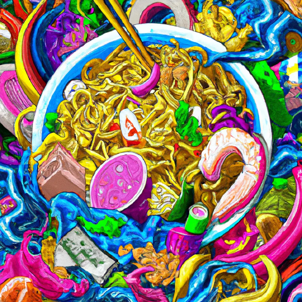 Prompt: Maximalism ramen, beautiful digital art