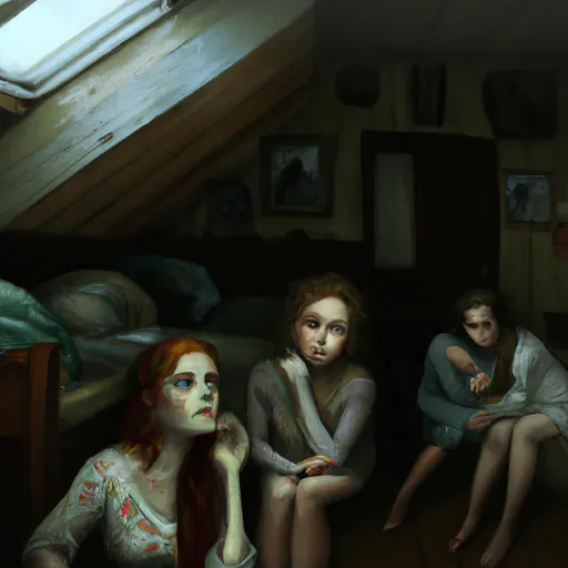 Prompt: The Mad Women in the Attic, photorealistic