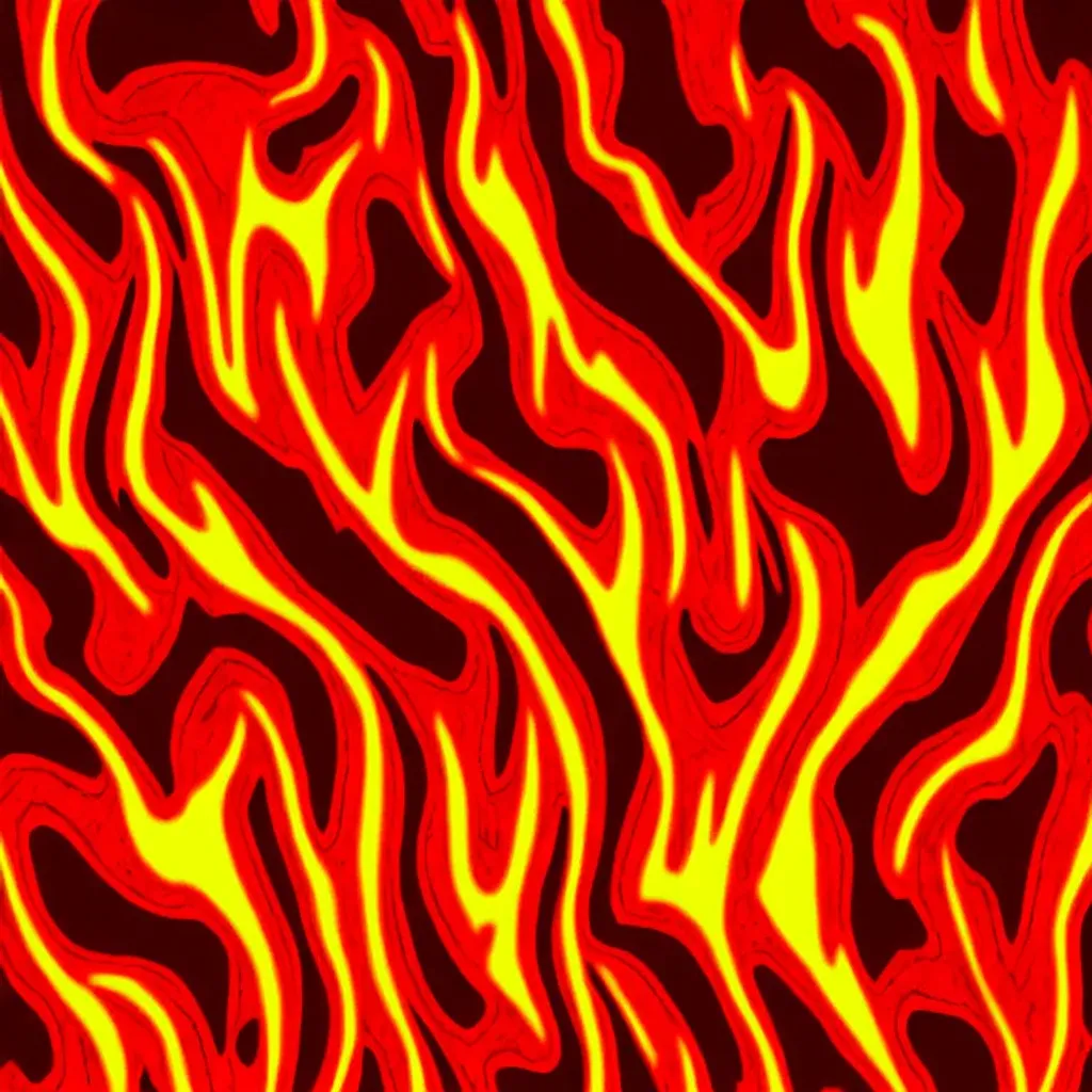 Prompt: [abstract vector alipcart] fire texture, heat waves, smokes, huge fire pattern [4k digital art]