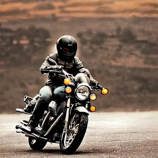 How it feels to ride a motorcycle, Invincible, freed... | OpenArt