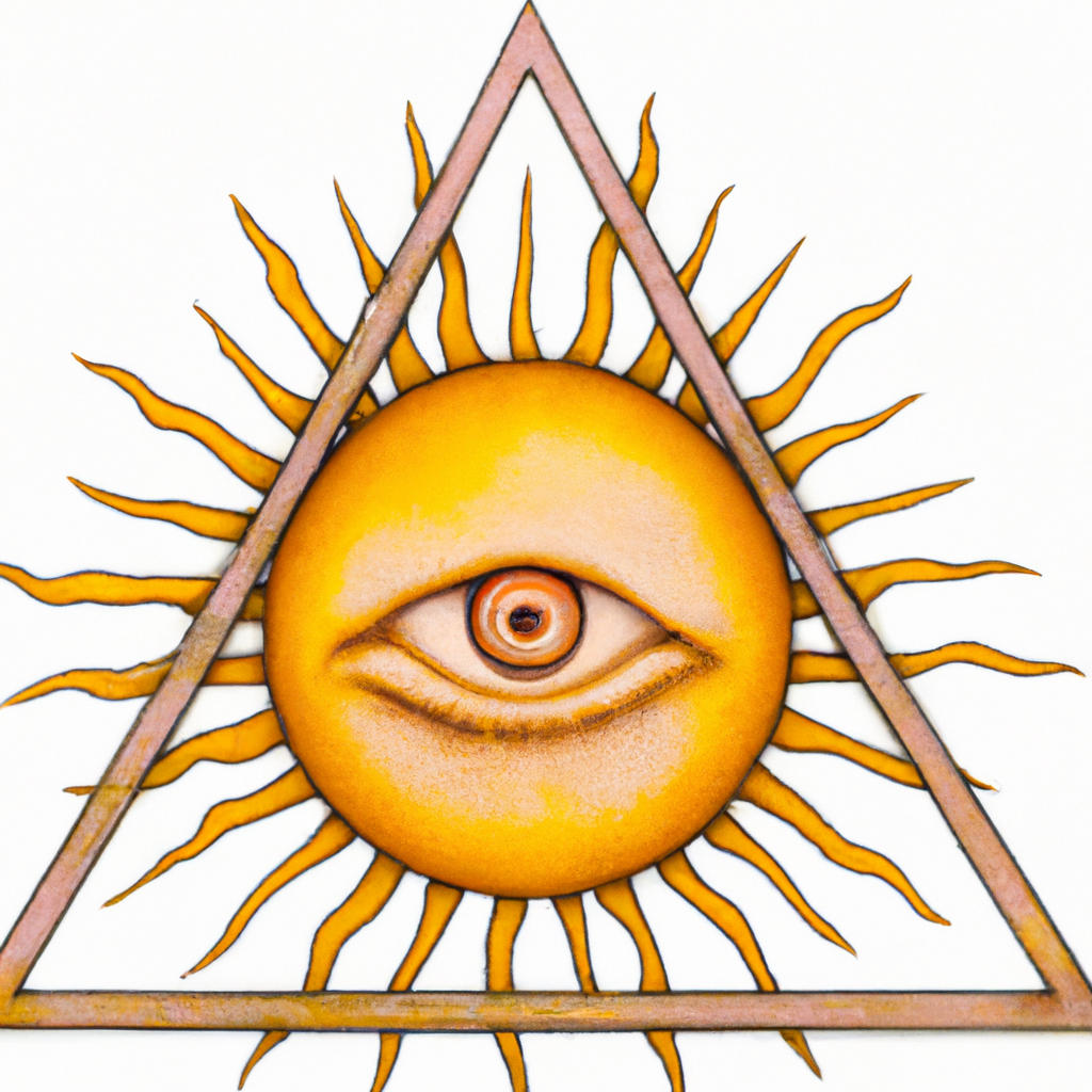 sun with eye, alchemical, triangle, esoteric, mediev... | OpenArt