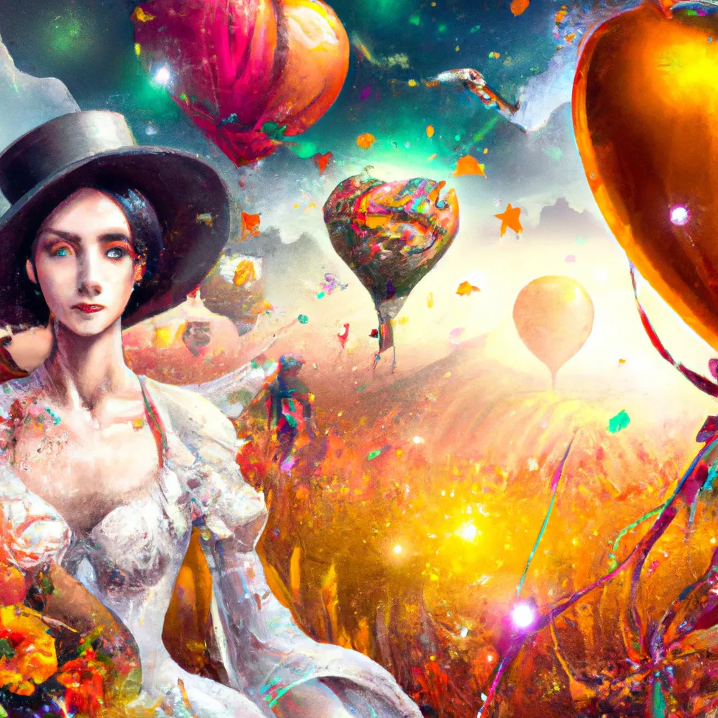 Prompt: Detailed hyper realistic sharp digital airbrush by Anna Dittmann, preston blair, Tom Bagshaw, eyvind earle, tim Burton, Gil Elvgren. Autumn landscape with A Scary Haunted Horror spooky ghost woman. Desire love ghosts friendship blessings femininity strength healing ecology stars pumpkins lillies magic steampunk  robot