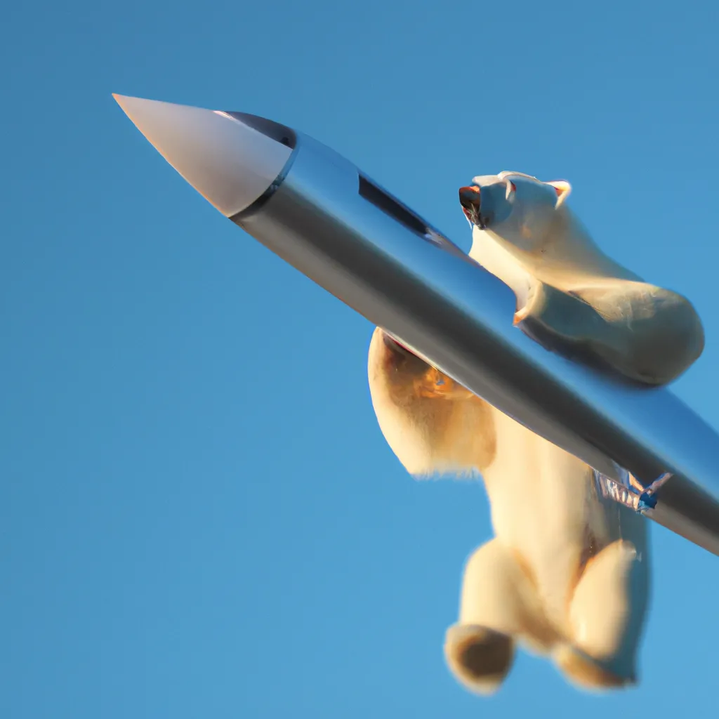 Prompt: polar bear hanging from a jet, action cinematic shot