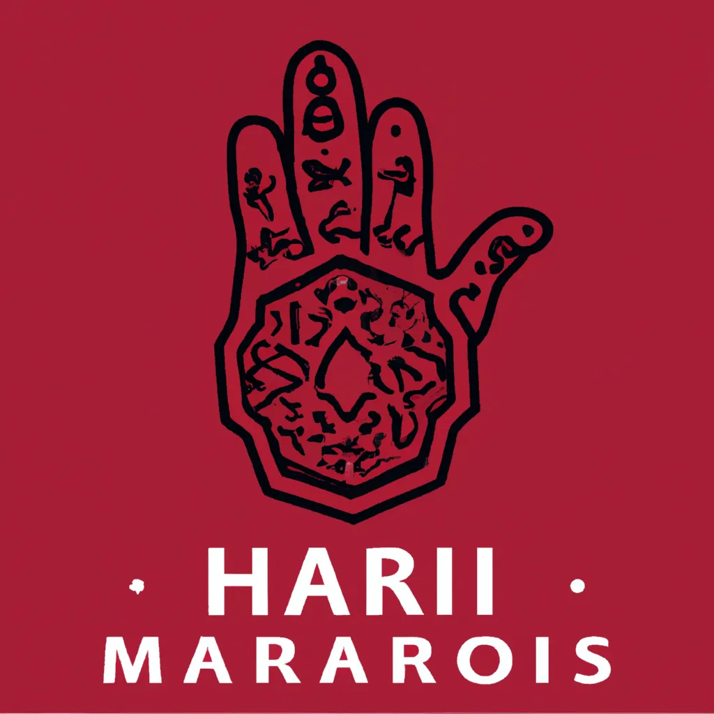 Prompt: Moroccan hand logo 