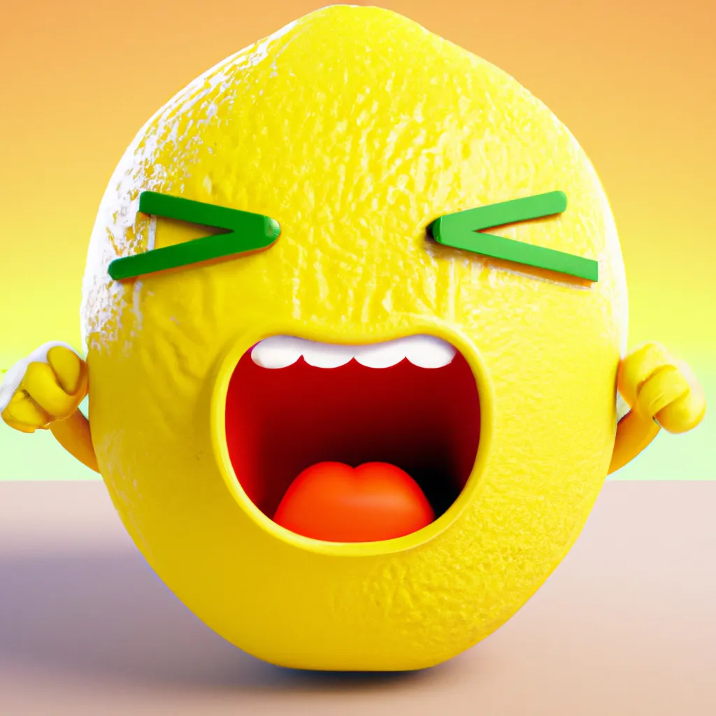 Prompt: 😃 a 3d octane render of a cute and adorable chubby excited lemon with extremely exaggerated facial expression and emotion, sticker illustration, cute and chibi 