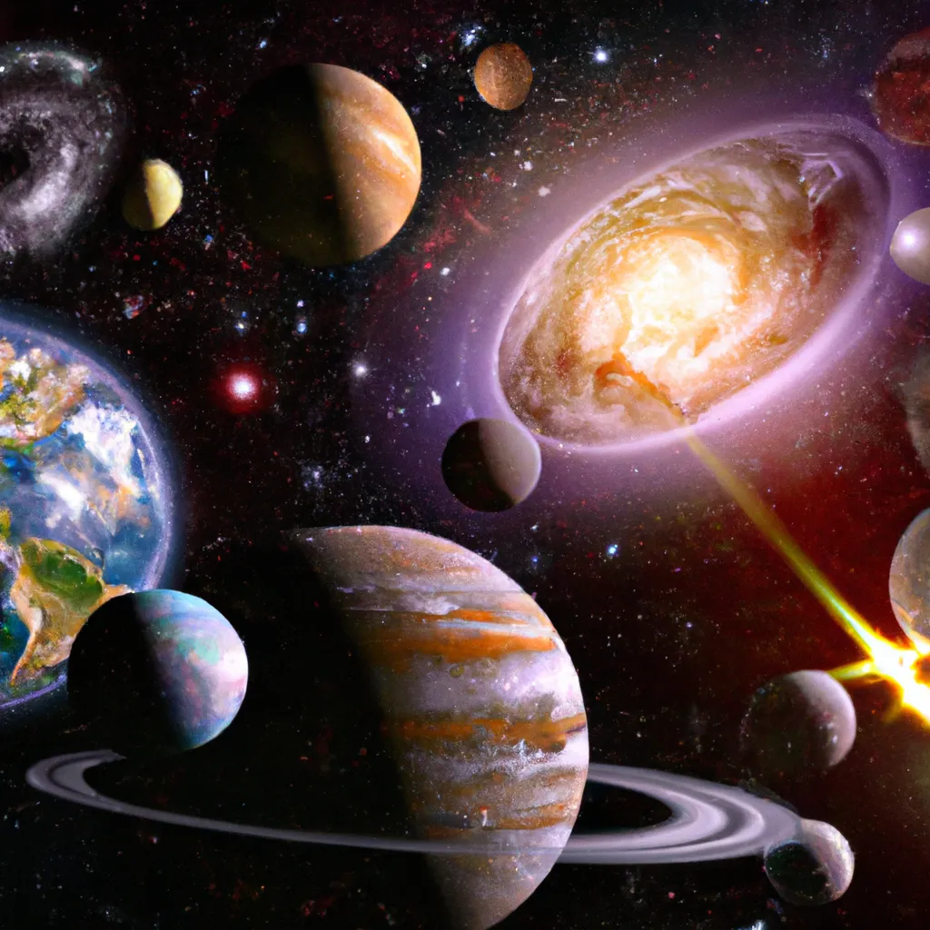 galaxy, planets, solar system | OpenArt