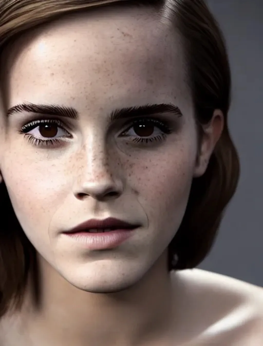 Prompt: emma watson with brown hair, ((detailed face)), digital art, perfect composition, beautiful detailed intricate insanely detailed octane render trending on artstation, 8 k artistic photography, photorealistic concept art, soft natural volumetric cinematic perfect light, chiaroscuro, award- winning photograph, masterpiece, oil on canvas, raphael, caravaggio, greg rutkowski